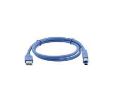 Kramer C-USB3-AB-6-COLOR-IS-BLUE Cable Printer USB3.0 Type A to Type B, 6 Feet, Blue