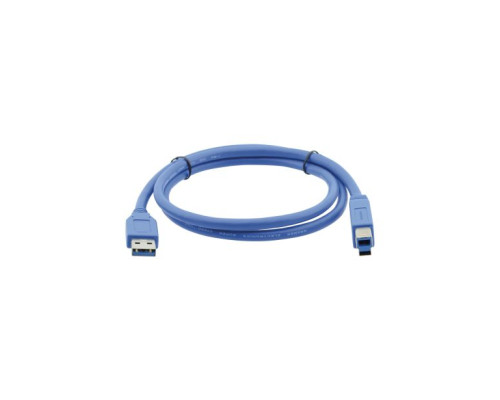 Kramer C-USB3-AB-6-COLOR-IS-BLUE Cable Printer USB3.0 Type A to Type B, 6 Feet, Blue