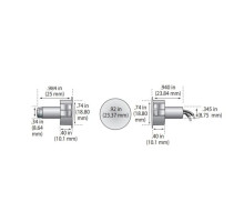 GRI AC180-12-W 10 Pack Dual Function Switch, White