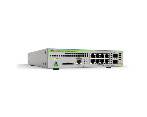 Hanwha Vision AT-GS970M-10PS-R-10 AT 8 x Gigabit Ethernet Managed  Switch