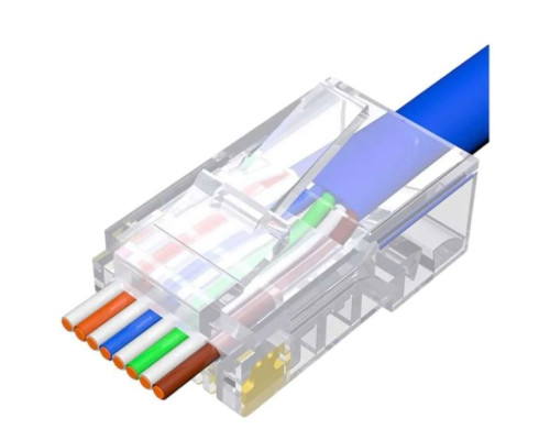 ENS CC5900-CAT5PT Cat5e RJ45 Passthrough Connector