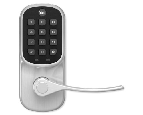 Yale YRL216-CBA-619 Assure Keypad Lever Lock, Connected by August, Satin Nickel