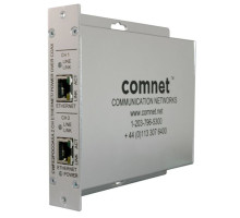 Comnet CWFE2POCOAXA Dual 10/100Mbps Media Converter, Commercial Grade Ethernet to COAX with Power