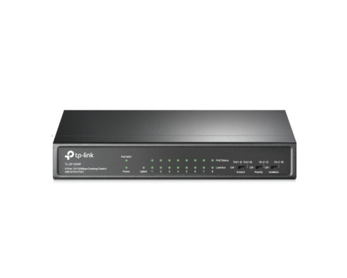 TP-Link TL-SF1009P 9-Port 10/100Mbps Desktop Switch with 8-Port PoE+