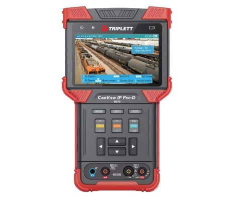 Triplett 8073 CamView IP Pro-D Ruggedized IP and Analog NTSC/PAL, AHD, HD-CVI, HD-TVI Camera Tester