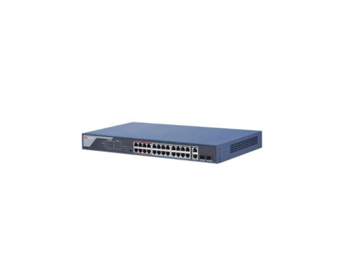 Hikvision DS-3E0326P-E2 24-Port 100 Mb/s PoE-Compliant Unmanaged Network Switch