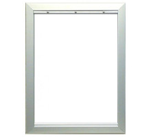 Alpha OF193S 3 Gang Panel Frame-Surface Aluminium