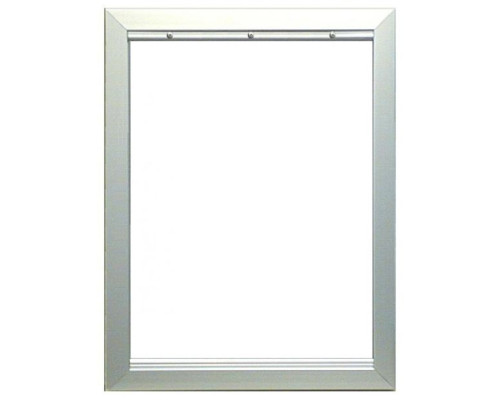 Alpha OF193S 3 Gang Panel Frame-Surface Aluminium