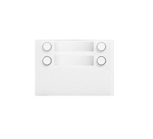 Urmet 1168-24W Front Panel with 4 Buttons Over 2 Rows, Alpha, White