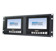 Weldex WDL-7172M2R 7-inch TFT LCD Dual Rack Mount LCD Monitors & Accessories