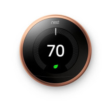 Google Nest T3021US Learning Thermostat 3rd Generation, Copper