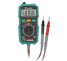 Eclipse Tools MT-1508 3-1/2 digits 1999 Counts Pocket Auto-range Multimeter with Built-in Leads and Resistance, Diode Tests