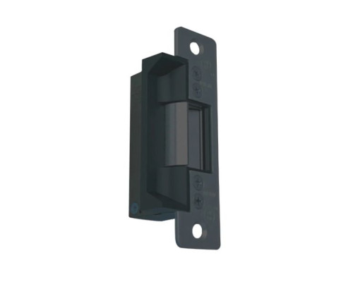 Adams Rite 7140-510-335-50 Electric Strike 24VDC Standard / Fail-Secure in Black Anodized, 1-3/8