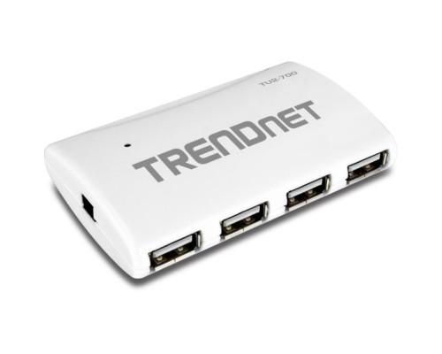 TRENDnet TU2-700 High Speed USB 2.0 7-Port Hub w/ Power Adapter