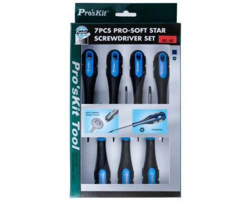 Eclipse Tools 902-097 7 Pc Security Star Tip Screwdriver Set