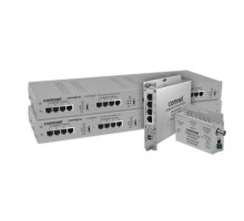 Comnet CLFE4EOC 4 Ch Ethernet Over Coax Extender With Pass-Through PoE