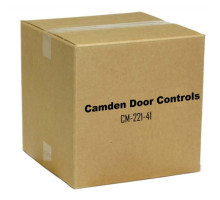 Camden Door Controls CM-221-41 ValueWave Touchless Switch, Stainless Steel 1 Gang Faceplate, 12/24VDC, 1 Relay