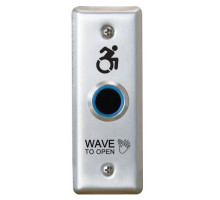 Camden Door Controls CM-222-A42N ValueWave Touchless Switch, Narrow (Jamb), 'Wave to Open' Graphics