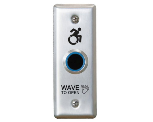 Camden Door Controls CM-222-A42N ValueWave Touchless Switch, Narrow (Jamb), 'Wave to Open' Graphics