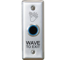 Camden Door Controls CM-222-A46N ValueWave Touchless Switch, Narrow Jamb, 'Wave to Exit' Graphics, Blue/Green Illumination