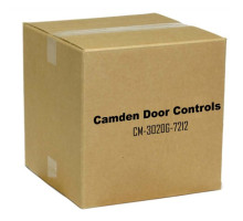 Camden Door Controls CM-3020G-7212 Spring Return Button, Normally Open & Close Momentary, Green Button, Red and Green 12V LEDs Mounted on Faceplate