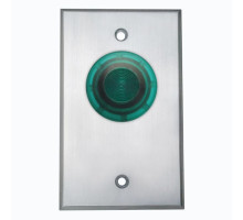 Camden Door Controls CM-3030G-12 Illuminated Mushroom Green Pushbutton Push/Pull N/O 'Press for Emergency Assistance'