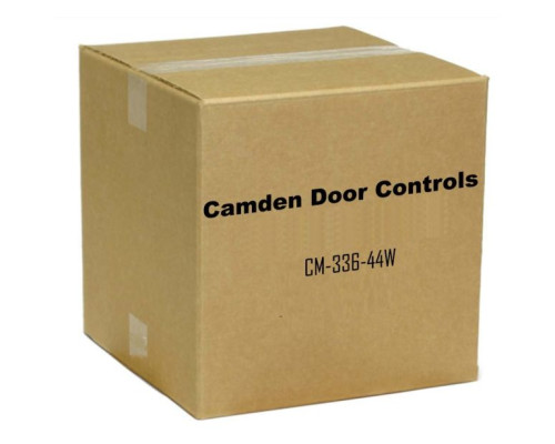 Camden Door Controls CM-336-44W Battery Powered Switch Wireless Double Gang Plastic Hand Icon & Wheelchair Symbol