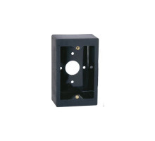 Camden Door Controls CM-34BL Surface Box, Standard Depth, Double Wall, Flame/Impact Resistant Black (ABS)