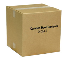 Camden Door Controls CM-35K-2 4-1/2' x 2' (114mm x 50.8mm) Single Gang Push Plate Switch, Vertical Mounting, 2x4 Push Plate Kinetic TX, Wheelchair Logo