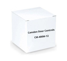 Camden Door Controls CM-400W-12 Double Gang Faceplate, N/O Contact, 'Press For Emergency Assistance', Black