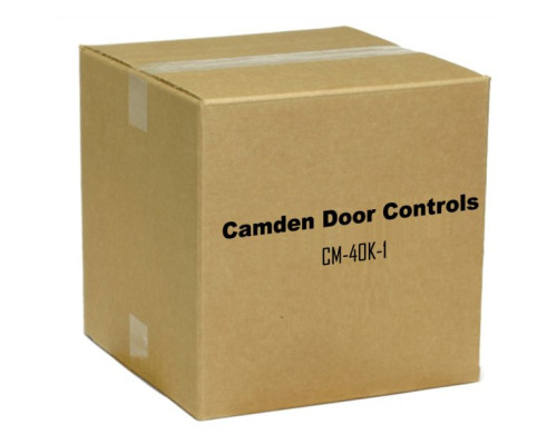 Camden Door Controls CM-40K-1 4-1/2' Stainless Steel Round Push Plate Switch 'BLANK' Faceplate