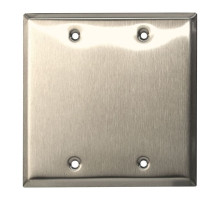 Camden Door Controls CM-43CP Double Gang Stainless Steel Cover Plate