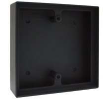 Camden Door Controls CM-43LP Surface Box, Shallow Depth, Provision for Wireless, Flame/Impact Resistant Black Polymer (ABS)