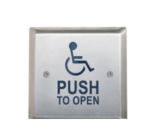 Camden Door Controls CM-45K-A4-AM 4-1/2' Square Switch with Kinetic Transmitter, Active Wheelchair, Anti-Microbial