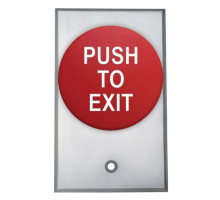 Camden Door Controls CM-5000R-7 Red Palm Switch, One Gang, Momentary, N/O. 'Push To Exit'