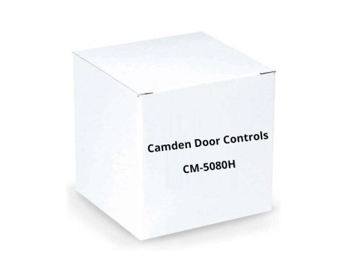 Camden Door Controls CM-5080H Push/Turn to Release Faceplate, N/O and N/C, Maintained, Red Only, Wheelchair Symbol Engraved (In White)