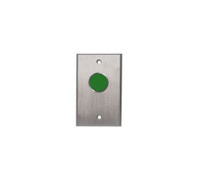 Camden Door Controls CM-7020G-7112 Spring Return, N/O N/C Momentary Green Button Green 12v LED