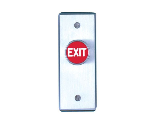 Camden Door Controls CM-7120E Spring Return, N/O and N/C, Momentary, 'EXIT' Engraved, White