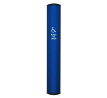 Camden Door Controls CM-7536VR-4-BLU Column™ Switch with Sensor, Aluminium, Blue Finish