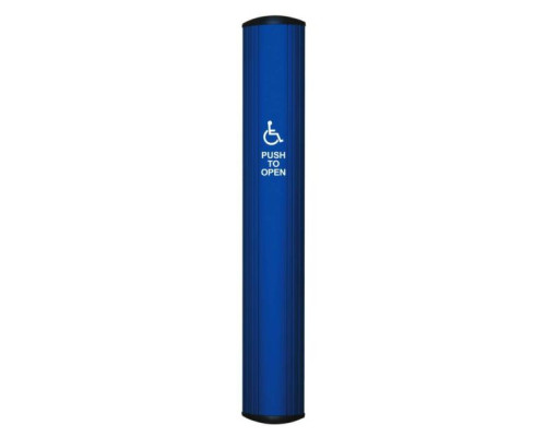 Camden Door Controls CM-7536VR-4-BLU Column™ Switch with Sensor, Aluminium, Blue Finish