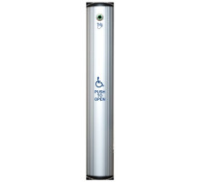 Camden Door Controls CM-7536VR-8BFE Column 36' Clear Aluminium Switch Bilingual with Sensor