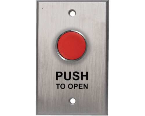 Camden Door Controls CM-8010R-7 Red Push Button Singlegang N/C Momentary 'Push To Exit'