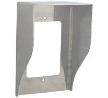 Camden Door Controls CM-RH-SG Stainless Steel, Single Gang Rain Hood, Compatible with any Camden Flush Mount Single Gang Switch