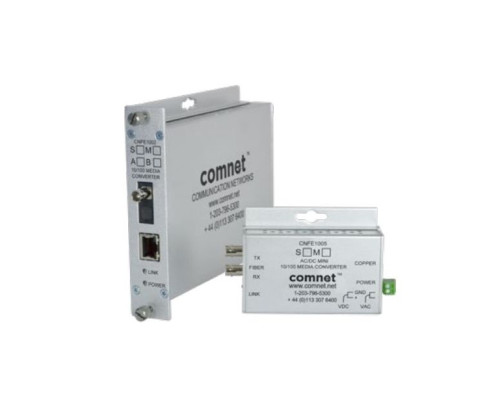 Comnet CNFE1002M1B-C 100Mbps Media Converter (B), ST Connector, Multimode, 1 Fiber