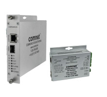 Comnet CNFE2MC2C 100Mbps Ethernet Media Converter w/2 Contact Closures