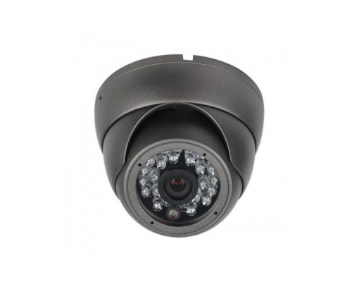 Cantek CT-HDC-DI2402-2M-2.8-B 2 Megapixel HD Quad IR Small Dome Eyeball Camera, 2.8mm, Black