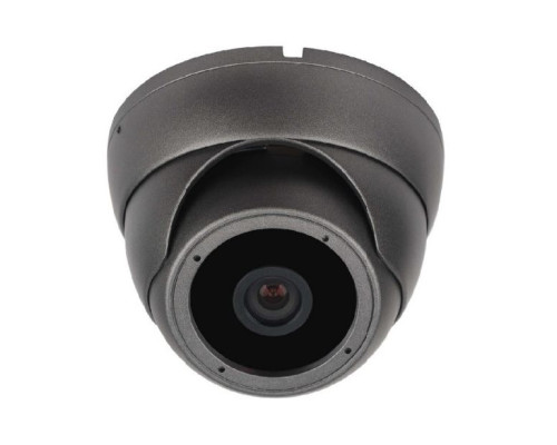 Cantek CT-HDC-DI24A-2M-2.8-B 2.4 Megapixel HD Quad IR Small Turret Camera, 2.8mm, Black