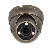 Cantek CT-HDC-DI3A-2M-2812-B 1080P HD-AHD/CVI/TVI/Analog Dome Camera, 2.8-12mm, Black