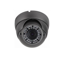 Cantek CT-HDC-DI42/2812/2.4M-B 2.4 Megapixel Varifocal IR Dome Camera, 2.8-12mm