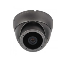 Cantek CT-HDC-EB105M-IR-2.8-B 5 Megapixel HD-TVI/AHD/CVI Analog IR Dome Camera, 2.8mm Lens, Black